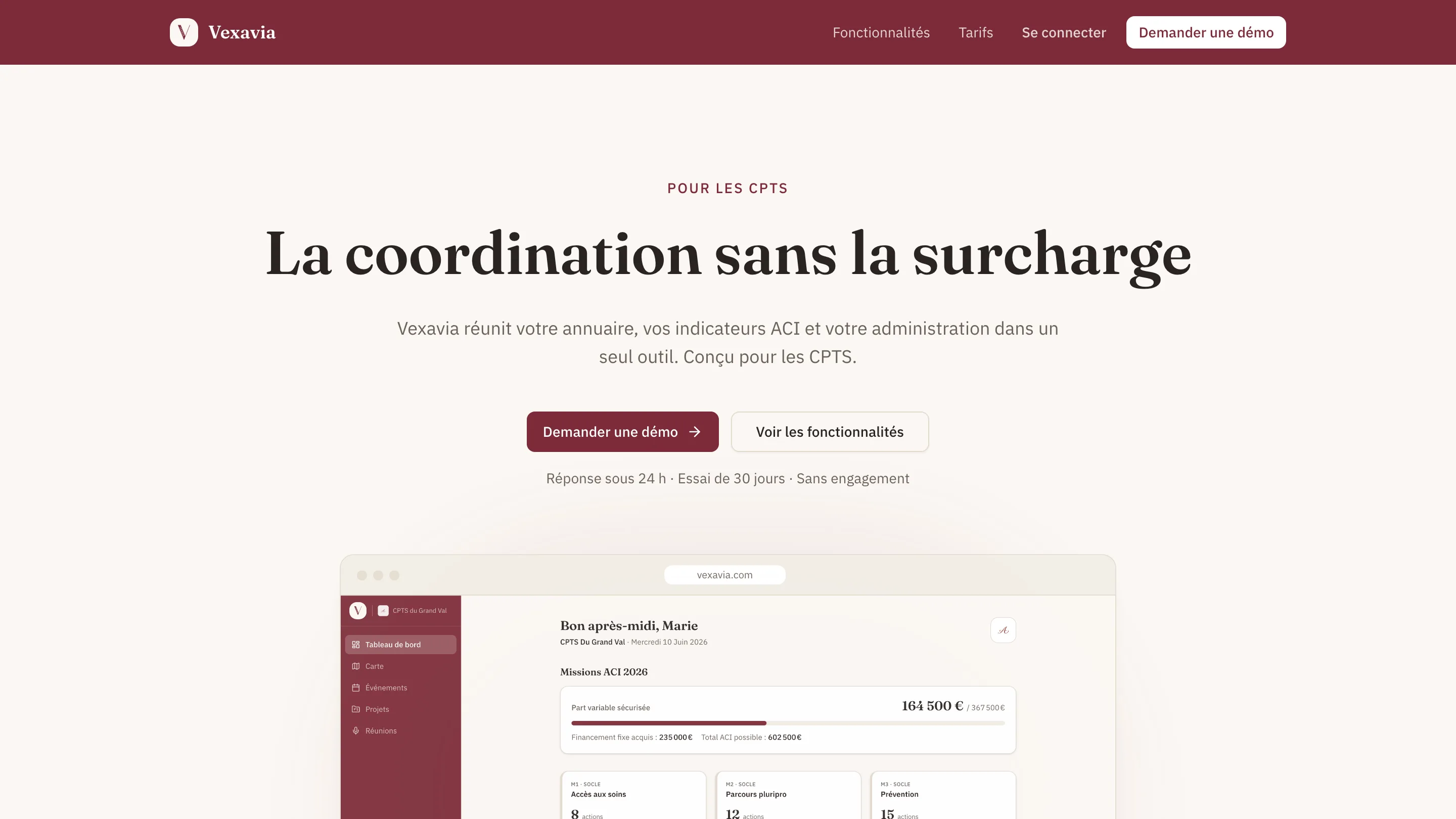 vexavia.com — SaaS réalisé par Obrentis